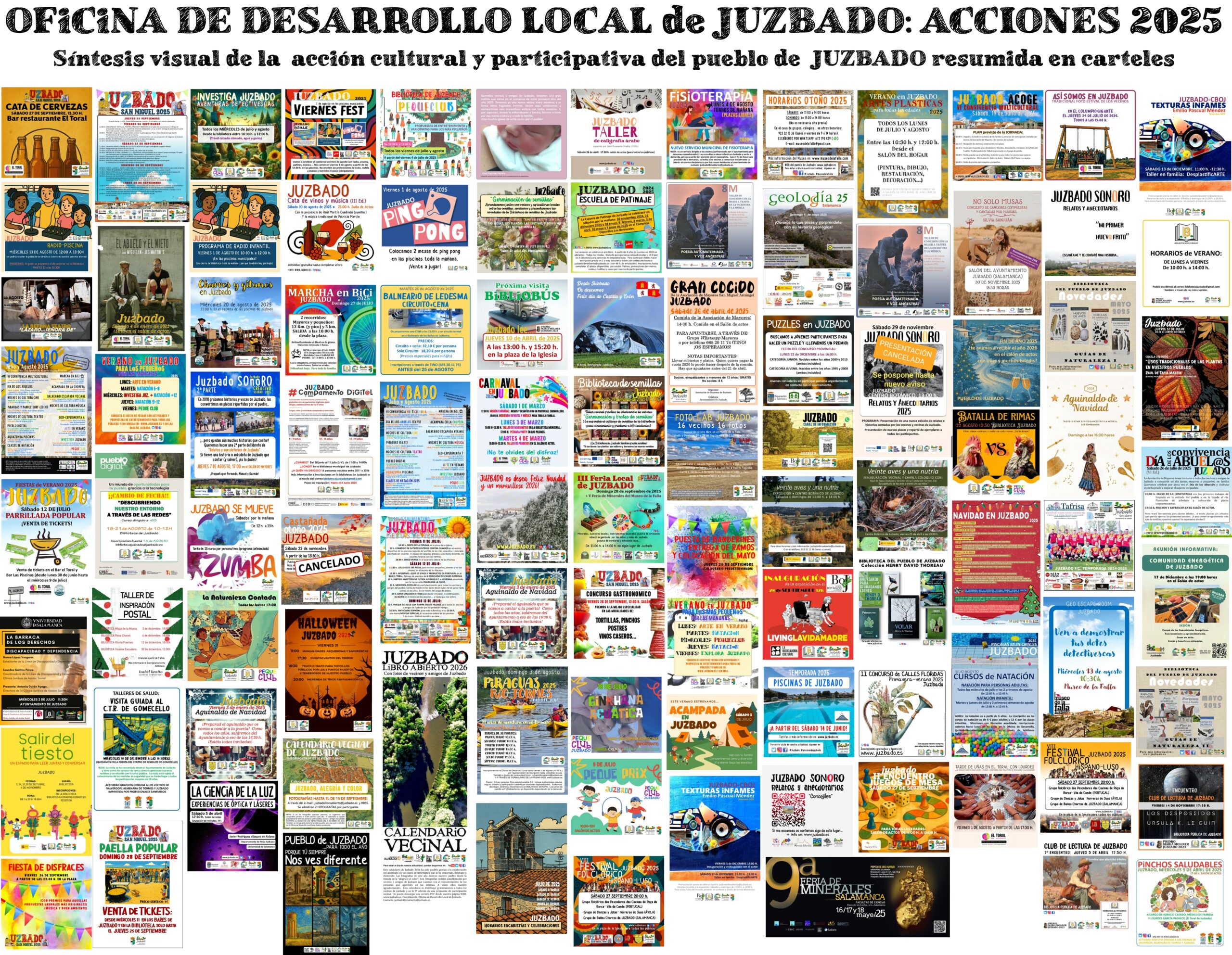 ACCIONES CULTURALES Y PARTICIPATIVAS EN JUZBADO DURANTE 2025