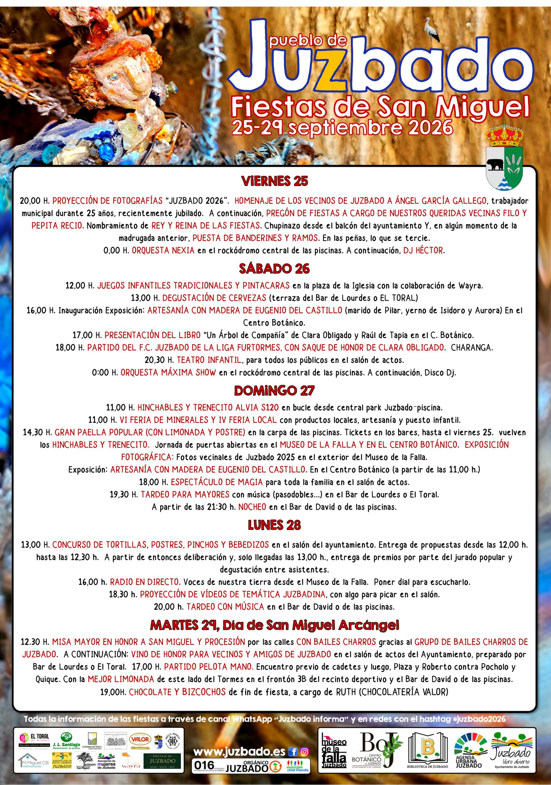 FIESTAS DE SAN MIGUEL 2026