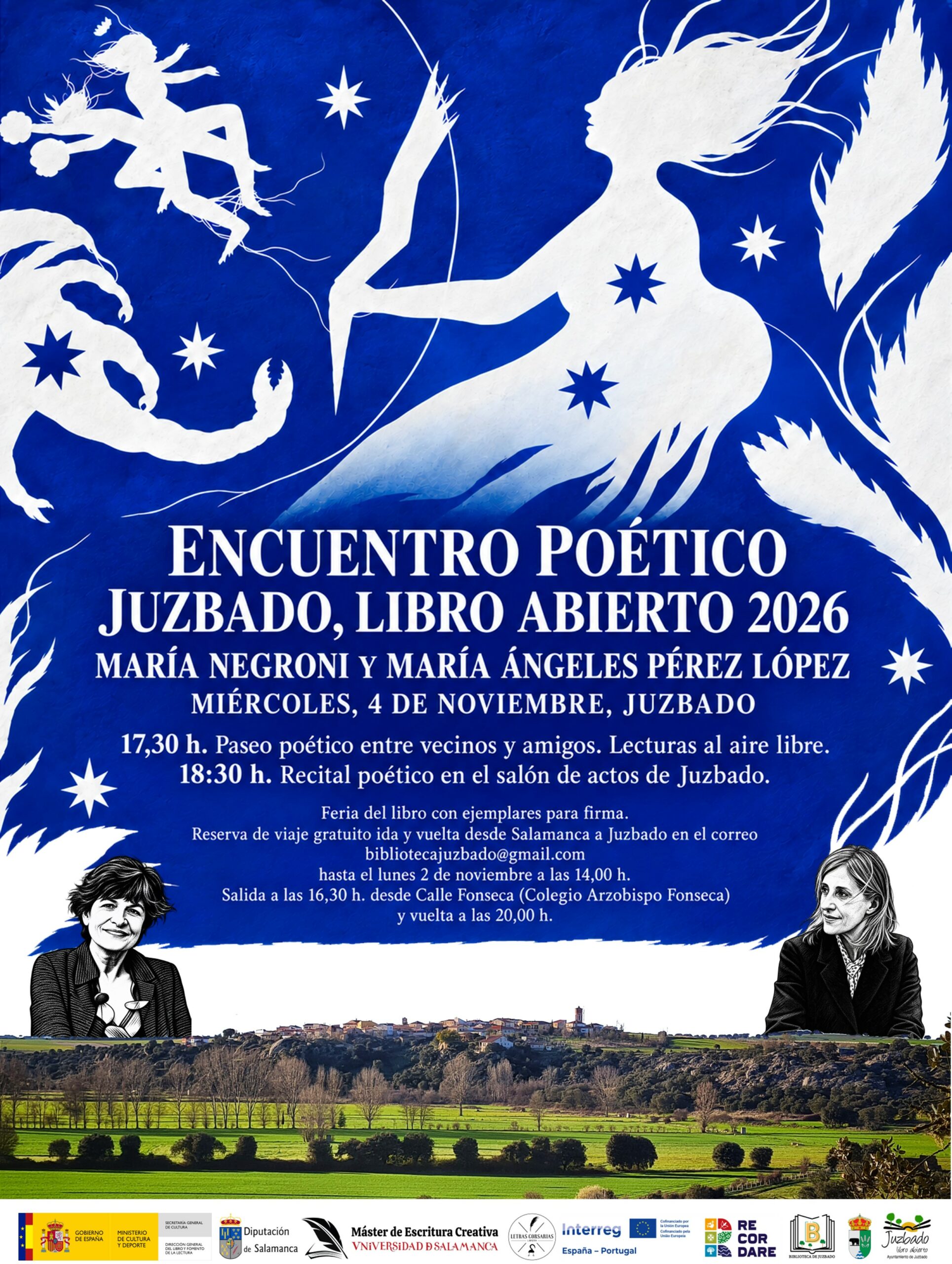 MARÍA NEGRONI Y MARÍA ÁNGELES PÉREZ LÓPEZ EN EL LIBRO ABIERTO DE 2026